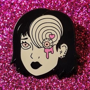 Junji Ito Uzumaki Japanese Horror Manga Enamel Pin